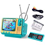 WELLST·G Retro Video Games Console for Kids Adults Built-in 308 Classic Electronic Game 3.0'' Screen Mini TV Games Console Support TV Output and USB Charging Birthday Xmas Gift for Boys Girl 4-12