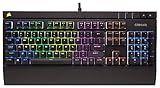CORSAIR STRAFE RGB Mechanical Gaming Keyboard - USB Passthrough - Tactile and Quiet - Cherry MX Brown Switch - RGB LED Backlit