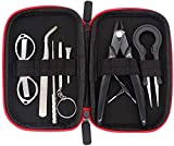 DIY Tool Kit Jig Winding Set,Ceramics Tweezers,Cutter,Folding Scissors, Brush, Screwdrivers with A Carrying Case