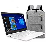 HP 14 inch HD Laptop, Intel Celeron N4020 up to 2.8 GHz, 4GB DDR4, 64GB eMMC Storage, WiFi 5, Webcam, HDMI, Windows 10 S /Legendary Accessories (Google Classroom or Zoom Compatible) (White)