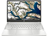 HP Chromebook Laptop 14a-na1043cl 14' Diagonal FHD IPS Display 1920 x 1080 Intel Celeron N4500 4 GB Memory 64 GB eMMC Storage Chrome OS Mineral Silver (Renewed)