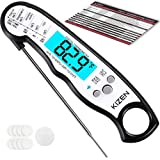 KIZEN Digital Meat Thermometer - Home Gadgets & Kitchen Gifts - Wireless Probe - Waterproof Instant Read Thermometer for Cooking Food, Baking, Liquids, Candy, Grilling BBQ & Air Fryer - Black/White