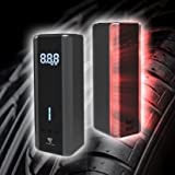 Compressor Tire Inflator, Portable Auto Air Pump and Deflate with Digital Pressure Gauge for Car Tires, 2000mah USB Charge battery available for 12 Flat Tire, 150PSI, LED Flashlight for Emergency use