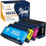 ColorKing Remanufactured Ink Cartridges Replacement for HP 952 952XL to use with HP OfficeJet Pro 8710 8720 7740 7720 8210 8715 8725 8740 8702 Printer (Black, Cyan, Magenta, Yellow)