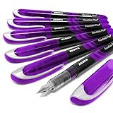 Zebra Fuente - Disposable Fountain Pen - Purple Ink - Pack of 6