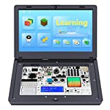 ELECROW Raspberry Pi Laptop, Crowpi2 Raspberry Pi 4 Programming Learning Kit with Sensors - Basic Kit (RPI Not Included)- Gray