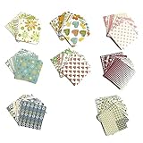 200 Pieces Vintage Scrapbook Supplies Pack for Art Journal Planners DIY Paper (Multi)