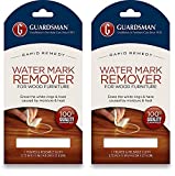 Guardsman Water Mark Remover Cloth - Erase White Rings & Haze Caused by Moisture and Heat - Reusable - 405200-2-Pack