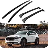 SNIXWOO Roof Rail Rack & Cross Bar for Mazda CX-5 CX5 2017 2018 2019 2020 2021 2022 Luggage Baggage All Black