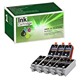Limeink 8 Pack Compatible PGI-35 & CLI-36 Ink Cartridges (5 Black, 3 Color) Color Set Use for PIXMA iP100 PIXMA iP110 Series Printers 1509b002 1511B002