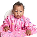 BIBaDO - Coverall Baby Feeding Bibs, Weaning Bib, Long Sleeve Bib, Easy to Clean Baby Bibs for Eating, Adjustable High Chair Catch All Sleeved Bibs, Toddler Bib