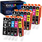E-Z Ink (TM Compatible Ink Cartridge Replacement for Canon PGI-250XL CLI-251XL PGI 250 XL CLI 251 XL to use with PIXMA MX922 IP7220 MG5520 MG5420 IX6820 IP8720 MG7520 MG7120 MG6320 Printer (15 Pack)
