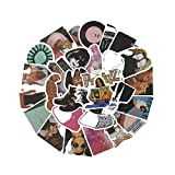 SSUMMERISH WIND Fashion Model Voge Stickers, 50PCs, Aesthetic Vinyl Waterproof Decals, Kawaii Stickers for Hydro Flask, Laptop, Water Bottle, Stickers for Kids, Toddlers, Teens, Girls, Bumper Car Stickers Fashion