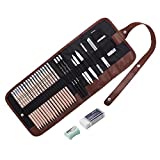 Sketching Pencil Set, Drawing Pencils and Sketch Kit,30-Piece Complete Artist Kit Includes Graphite Pencils,Charcoal Pencils, Paper Erasable Pen, Sketch Pencils Set for Drawing