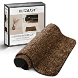 RugMast Bathroom Rugs, Non Slip Bath Rugs, Water Absorbent Bathroom Mat, Machine Washable Bath Mat, Plush Bath Mat for Bathroom, Door Mats, Entryway Bath Rug 20'x30' Brown/Light Brown Fibers