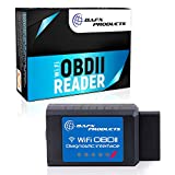 BAFX Products Wireless WiFi (OBDII) OBD2 Code Reader & Scan Tool / Wireless Check Engine Light Diagnostic Scan Tool for Cars & Trucks / for iOS. iPhone & Android Devices (1)