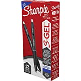 Sharpie S-Gel Gel Pens, Bold Point (1.0mm), Blue Ink Gel Pen, 12 Count