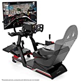 Extreme Simracing Racing Simulator Cockpit With All Accessories (Black/Red) - VIRTUAL EXPERIENCE V 3.0 Racing Simulator For Logitech G27, G29, G920, G923, SIMAGIC, Thrustmaster And Fanatec