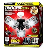 TRIBURST Deluxe by Bell+Howell 50% Brighter High Intensity Lighting with 144 LED Bulb, Multi-Directional Triple Panel Light for Indoor and Outdoor As Seen On TV