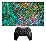 SAMSUNG QN50QN90BAFXZA 50' QLED Quantum Matrix Neo 4K Smart TV with a SteelSeries Stratus-Duo Controller with 2.4GHz and Bluetooth Options (2022)
