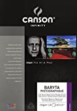 Canson Infinity Baryta Photographique Fine Art Photo Paper, Acid Free, Idea for Inkjet Portraits, 8.5 x 11 Inch, White, 25 Sheets