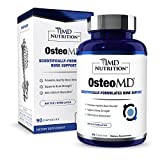 1MD Nutrition OsteoMD for Comprehensive Bone Support | with Calcium Hydroxyapatite, Vitamin D3 & K2 | 90 Capsules
