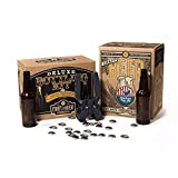 Craft a Brew - Deluxe Bottling and Starter Kit - American Pale Ale - For Home Brewing - Beer Making Supplies - Includes Reusable Glass Bottles, Caps, Recipe Kit - 1 Gallon