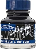 Winsor & Newton Calligraphy Ink Bottle, 30ml, Black