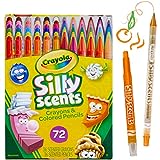 Crayola Silly Scents Twistables, Scented Crayons & Colored Pencils, School Supplies, 72 Count [Amazon Exclusive]