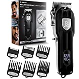 Professional Stainless Steel Hair Clippers for Home Use, Beginners Cordless Grooming Kit for Hair Cutting at Home, Beard, Body Hair ,Rechargeable with LED Display