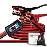NOONE Heavy Duty Jumper Cables with Smart-7 Protector, 2 Gauge 20 Feet 800Amp Booster Cables for Car, 800A Battery Cables with Carry Bag(2AWG x 20Ft)