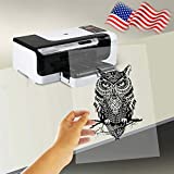 8.5' x14' Silk Screen Printing Film 50 Sheets Waterproof Inkjet Transparency Film for Water-based Pigment and Dye Inkjet Printers