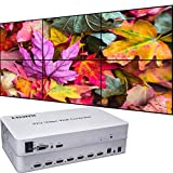 DEFACE Video Wall Controller 2x3 4K 3840x2160@30Hz Processor HDMI 1.4 HDCP 1.4 Support 1x2,2x1,2x2,2x3 with 1 HDMI Input 6 HDMI Output