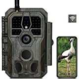 GardePro E8 Trail Camera WiFi 32MP 1296p Fast 0.1s Trigger Speed Motion Activated 100ft Night Vision IP66 Waterproof