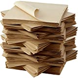 Eco Friendly, Grease Proof 12' x 12' Deli Wrap 100 Pk. Best Kraft Food Wrapping Paper Sheets for Picnic, Festival, Fair or BBQ. Perfect Liner for Tray, Basket or Boat. Quality Bulk Restaurant Supply