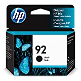 Original HP 92 Black Ink Cartridge | Works with HP DeskJet 5440; HP OfficeJet 6310; HP PhotoSmart C3100, 7850; HP PSC 1500 Series | C9362WN