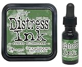 Tim Holtz Distress Rustic Wilderness November 2020 Release, Distress Ink Pad and Reinker, Bundle of 2 Items
