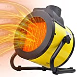 AgiiMan Outdoor Patio Heater - Portable Electric Garage Heater for Outdoor Use, Space Infrared Greenhouse Heaters with Extra Long Cord, Thermostat, Heat Up in 3 Seconds, Adjustable Heating Settings, Small Fan Heaters for Patio, Garage, Greenhouse, Tent