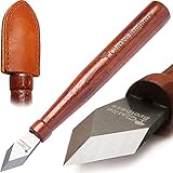 Clarke Brothers Marking Knife – Wood Marking Gauge – Premium Woodworking Tool with Double High Carbon Steel Blade – Quality Design with Ultra-Sharp Blade – Beautiful Wooden Handle