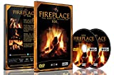 Fireplace DVD - Fireplace XXL - Filmed in HD - 2 DVD Set with Double Extra Long Fires with Burning Wood Sounds