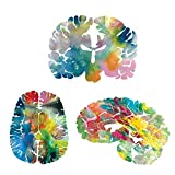Neuroscience Psychology Sticker Pack - Waterproof Vinyl Brain Art Stickers - Psychology Stickers - Stickers for Laptop, Water Bottle, Notebook Nurse Gift Christmas Gift - Stocking Stuffer