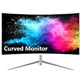 Z-Edge U24C 24-inch Curved Gaming Monitor, Full HD 1080P 1920x1080 LED Backlight Monitor, with 75Hz Refresh Rate and Eye-Care Technology, 178° Wide View Angle, Built-in Speakers, VGA+HDMI