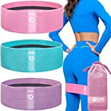 Resistance Bands for Legs & Butt Workout - Premium Fabric Exercise Bands - Booty Bands for Working Out at Home, Gym, Outdoor - Durable, Non-Slip Workout Bands Resistance Fitness Bands