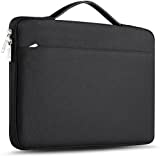 ZINZ Laptop Sleeve 15 15.6 16 Inch Case Briefcase, Compatible MacBook Pro 16 15.4 inch, Surface Book 2/1 15' Super Slim Spill-Resistant Handbag for Most Popular 15'-16' Notebooks, Black