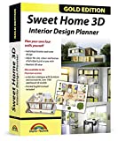 Sweet Home 3D - Interior Design Planner with an additional 1100 3D models and a printed manual, ideal for architects and planners - for Windows 11-10-8-7-Vista-XP & MAC
