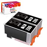 ejet 902XL 902 XL Compatible Ink Cartridge(Newest Chips) Replacement for HP 902 Black 902XL 902 XL to use with OfficeJet Pro 6968 6978 6958 6962 6954 6960 6970 6979 6950 Printer (2 Black)