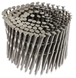 Grip Rite Prime Guard MAXC62875 15-Degree Wire Coil 1-3/4-Inch by .09-Inch Ring Shank, Stainless Steel Siding Nails, 1200 Per Box