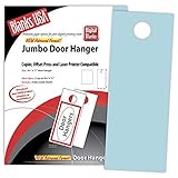 Blue Jumbo Door Hangers - Pack of 100