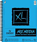 Canson 100510929 XL Series Mix Media Paper Pad, 98 Pound, 11 x 14 Inches, 60 Sheets