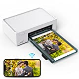 Liene Amber M200 4x6'' Photo Printer Battery Edition, Wireless Photo Printer for iPhone Android, Dye Sublimation Printing Full-Color Photo 20-Sheet, Portable Picture Printer Ideal for Travel Home Use